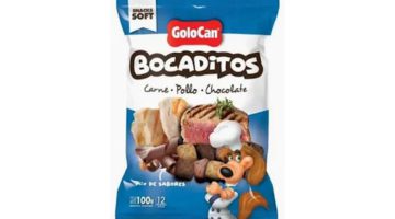 Bocaditos Perro Golocan Carne Pollo Chocolate