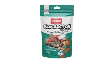 Bocaditos Perro Golocan Manzana, Frutilla y Durazno